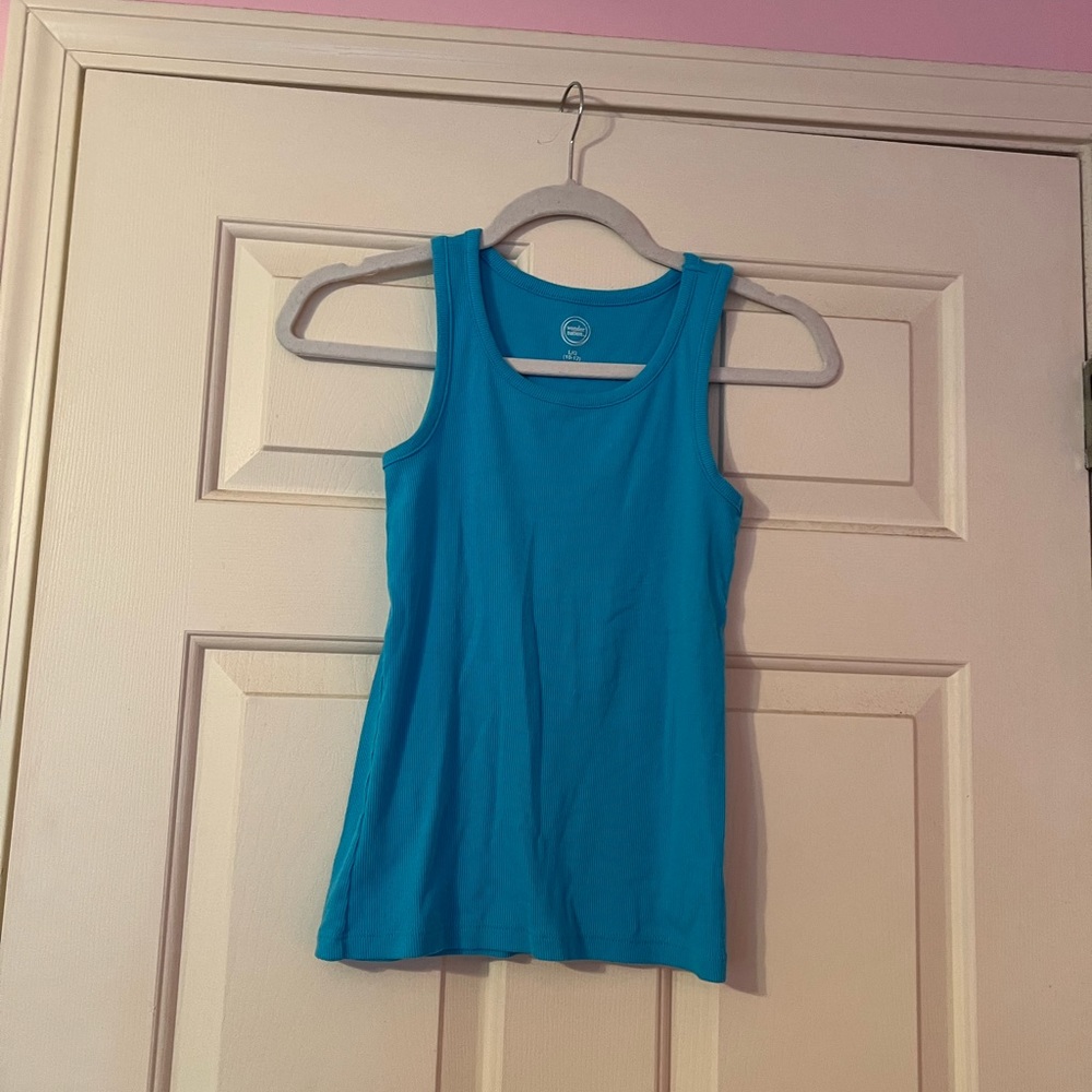 Girls Wonder Nation Tank Top Ribbed
